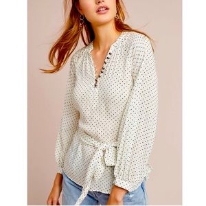 Maeve Lucy Polka Dot Blouse